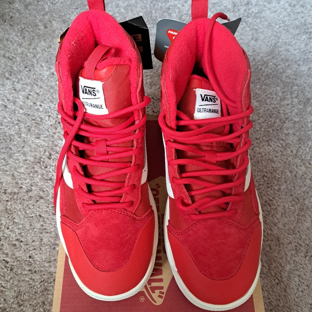 Red And White MTE Ultra Range Boots